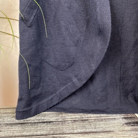 Gymshark Women's Black Knit Oversized Open Front Sweater M - Picture 3 of 4